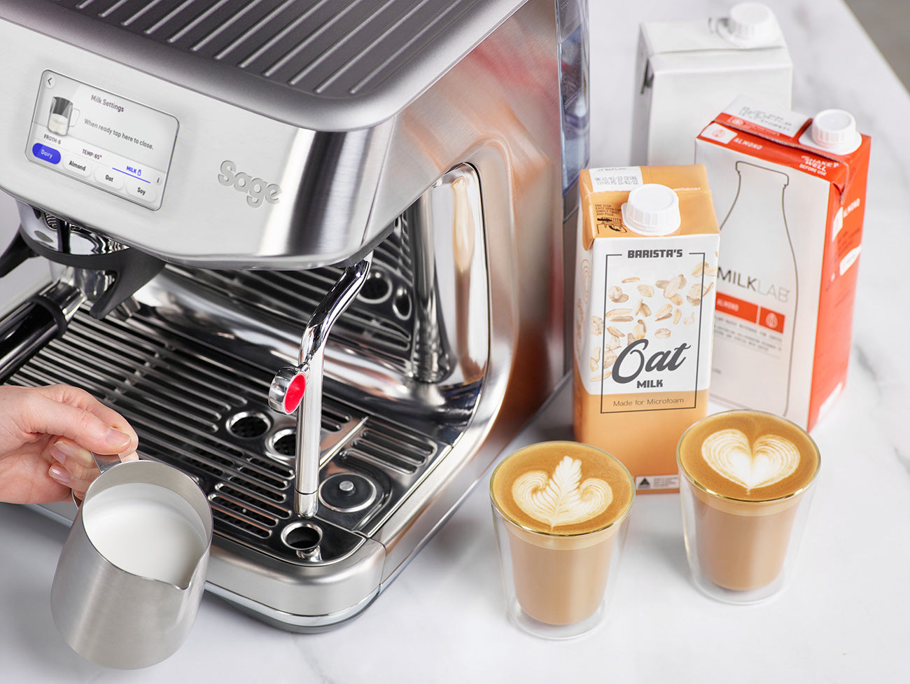 Accessories included with the Barista Touch Impress coffee machine