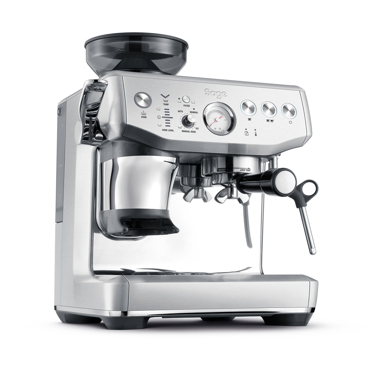 Precision burr grinder settings on Barista Express"