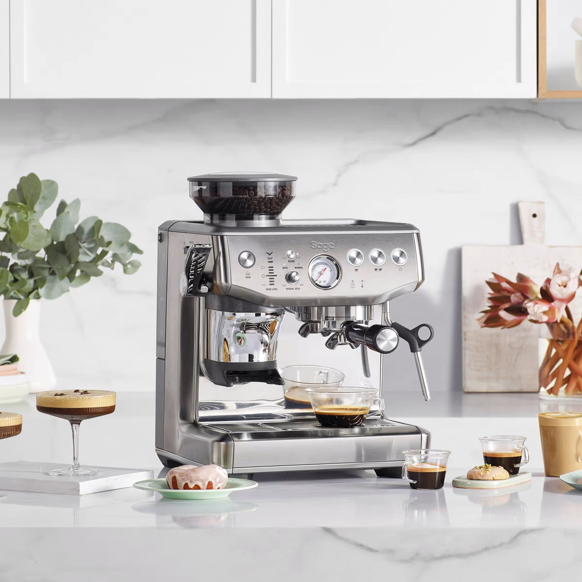 Barista Express Impress Espresso Machine | Sage's Assisted Manual Espresso Maker