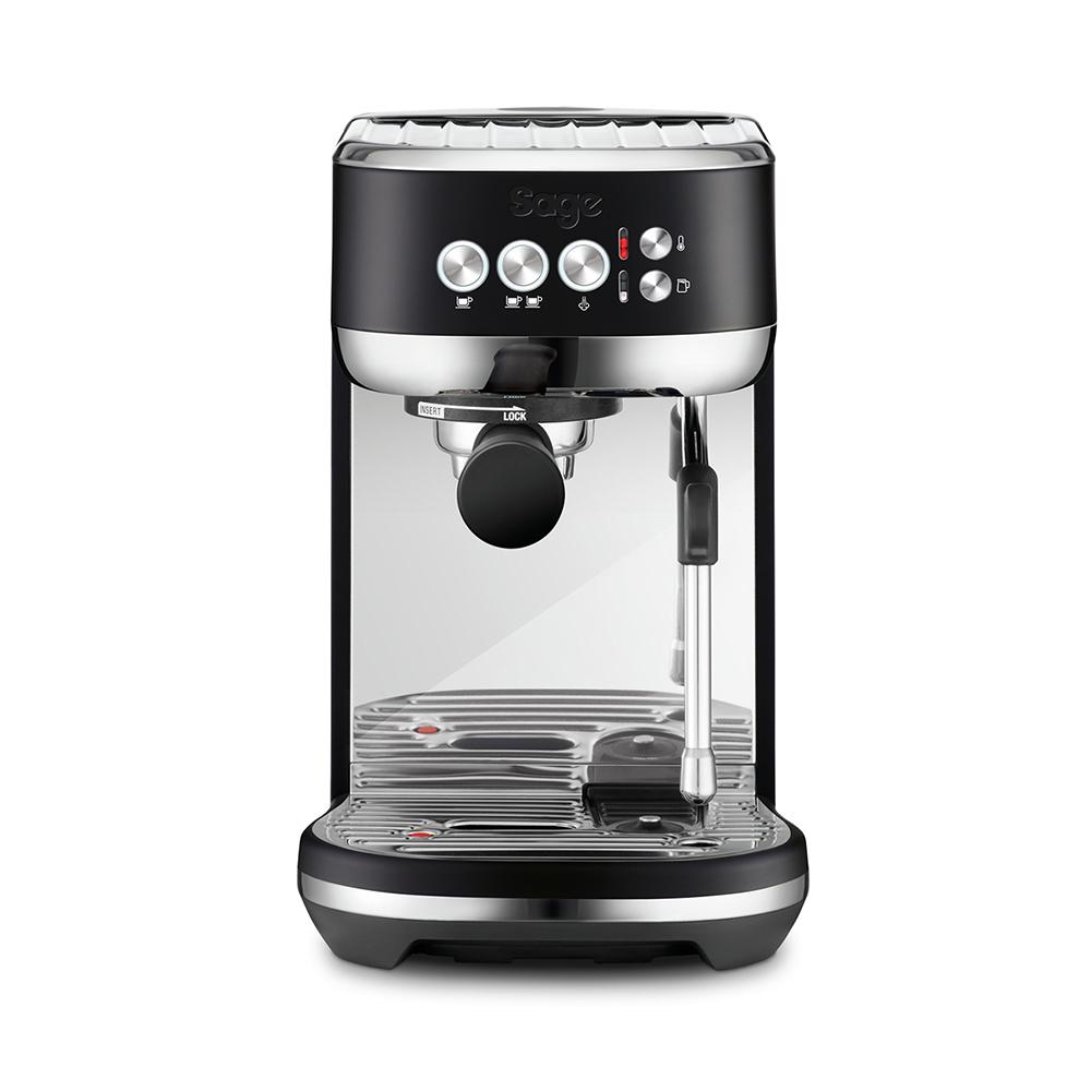 Sage Barista Touch Black Truffle Espresso Machine on a modern kitchen countertop