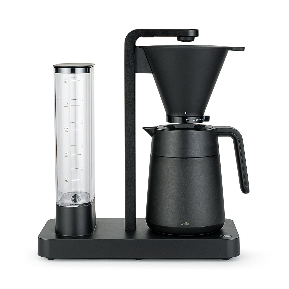 Wilfa Coffee Maker and Grinder Bundle - A stylish display of the Wilfa coffee maker and grinder set on a kitchen counter.