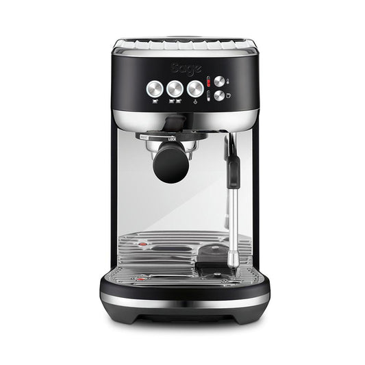 Sage Barista Touch Black Truffle Espresso Machine on a modern kitchen countertop