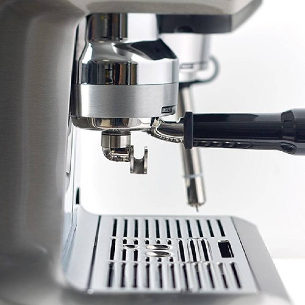 Touch screen interface displaying coffee options on the Sage Oracle Touch.