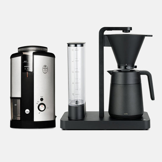 Wilfa Performance Thermo Coffee Maker - High-performance coffee maker with stainless steel thermal jug.